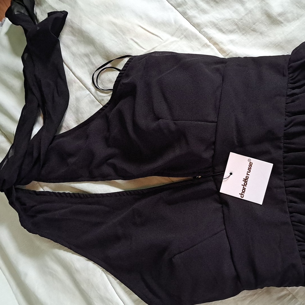 Charlotte Russe halter top maxi dress